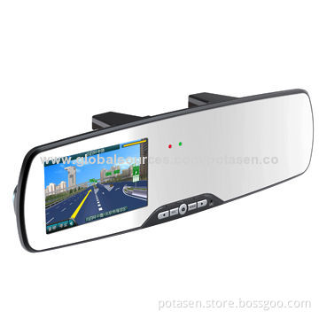 Rear-view mirror car recorder